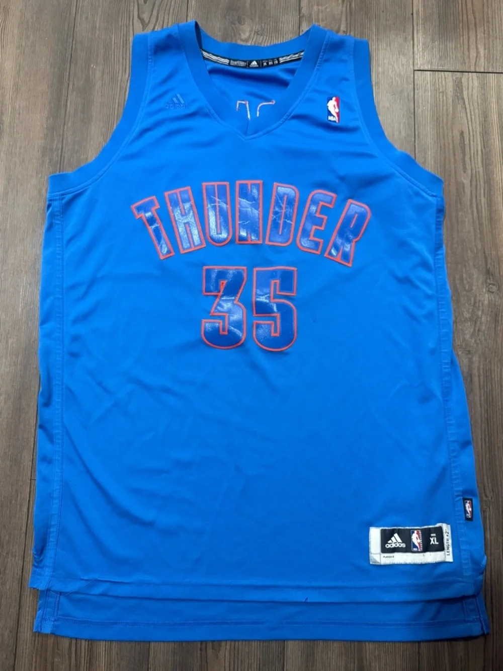 Adidas Kevin Durant 2012 Christmas Day OKC Thunder Jersey Men’s XL